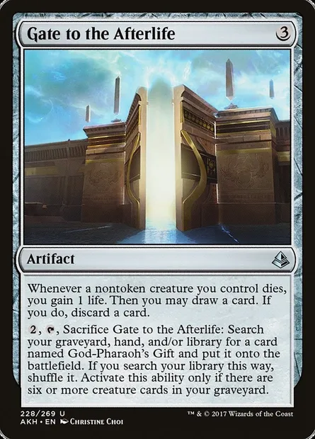 Gate to the Afterlife, Magic card AKH 228 — Amonkhet set