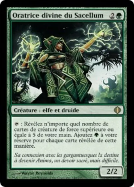 Oratrice divine du Sacellum, carte Magic ALA 146 — extension Les éclats d'Alara