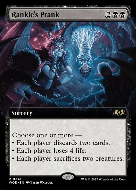 Rankle's Prank, Magic card WOE 341 — Wilds of Eldraine set