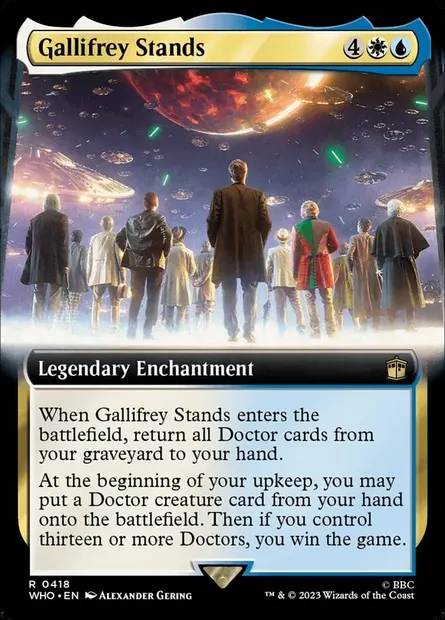 Gallifrey Stands, Magic card WHO 418 — Doctor Who set