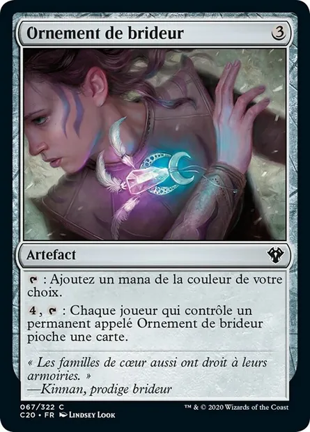 Ornement de brideur, carte Magic C20 67 — extension Commander 2020