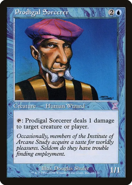 Sorcier sybarite, carte Magic TSB 29 — extension Time Spiral Timeshifted