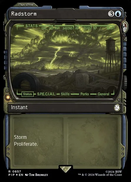 Orage radioactif, carte Magic PIP 857 — extension Fallout