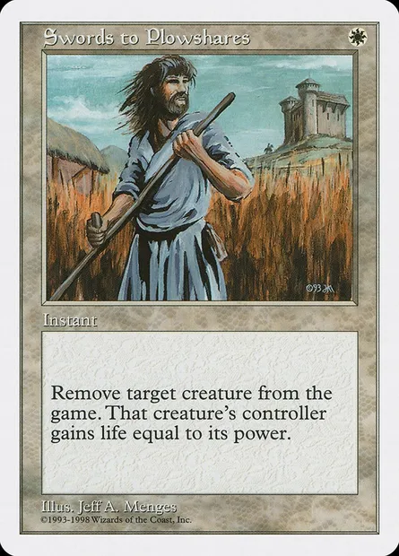 Swords to Plowshares, Magic card ATH 16 — Anthologies set