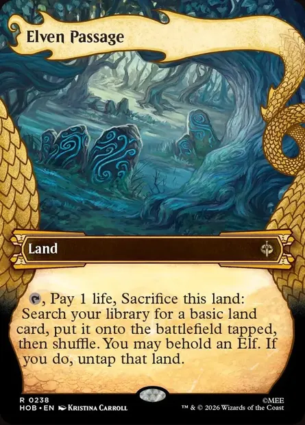 Elven Passage, Magic card HOB 238 — The Hobbit set