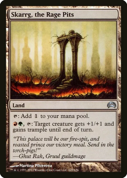 Skarrg, the Rage Pits, Magic card PC2 127 — Planechase 2012 set