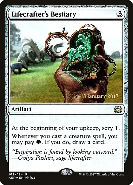 Lifecrafter's Bestiary, Magic card PAER 162s — Aether Revolt Promos set