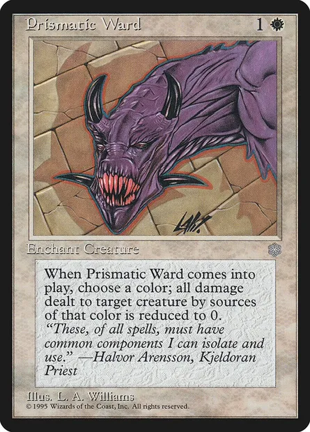 Prismatic Ward, Magic card ICE 47 — Ice Age set