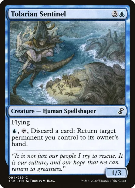Tolarian Sentinel, Magic card TSR 94 — Time Spiral Remastered set