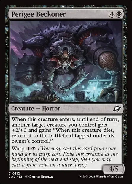 Perigee Beckoner, Magic card EOE 112 — Edge of Eternities set
