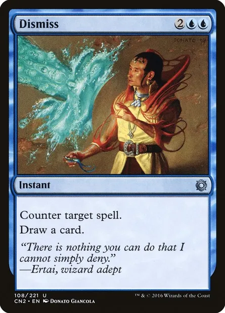 Dismiss, Magic card CN2 108 — Conspiracy: Take the Crown set