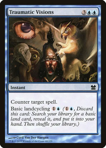 Traumatic Visions, Magic card MMA 68 — Modern Masters set