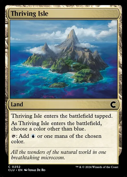 Thriving Isle, Magic card CLU 252 — Ravnica: Clue Edition set