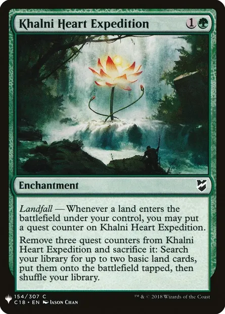 Khalni Heart Expedition, Magic card PLST C18-154 — The List set