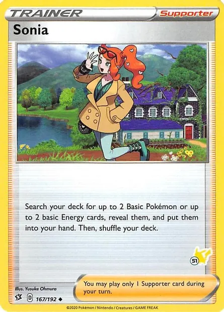 Sonya, carte Pokémon BA22 167-51 — extension Battle Academy 2022