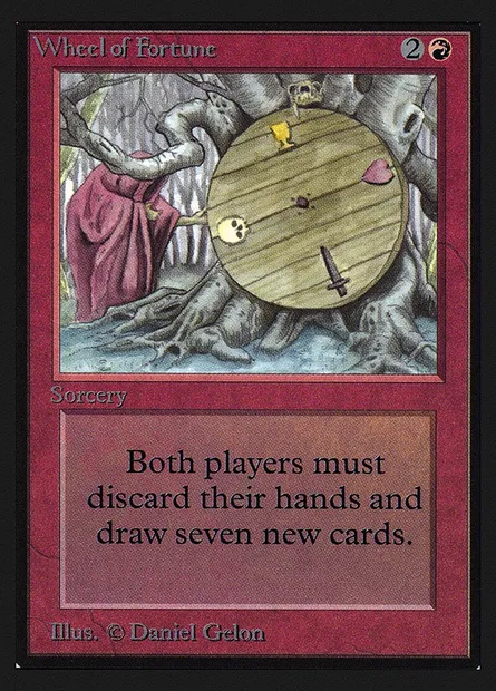 Wheel of Fortune, Magic card CED 184 — Collectors' Edition set