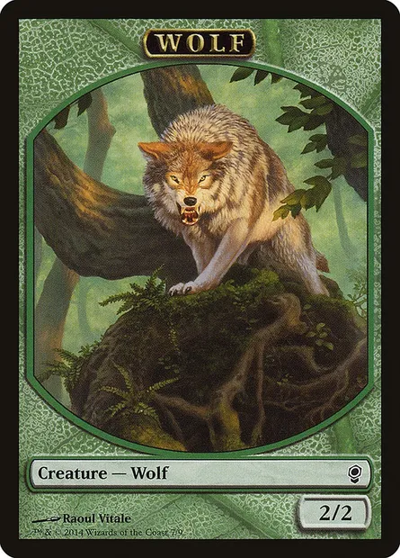 Wolf, carte Magic TCNS 7 — extension Conspiracy Tokens