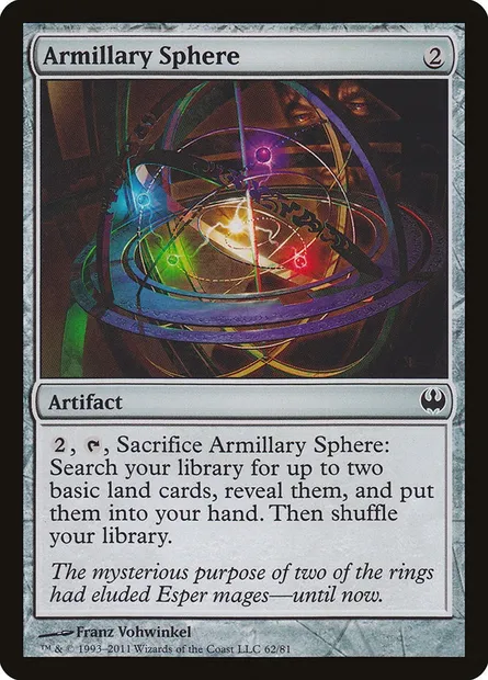 Sphère armillaire, carte Magic DDG 62 — extension Duel Decks: Knights vs. Dragons
