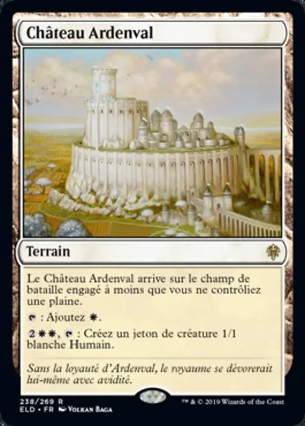 Château Ardenval, carte Magic ELD 238 — extension Throne of Eldraine