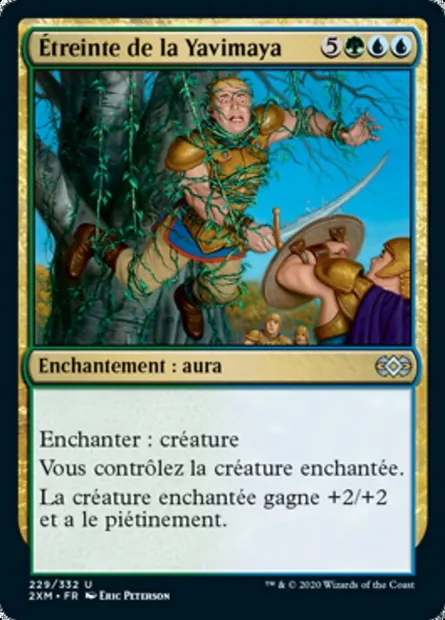 Étreinte de la Yavimaya, carte Magic 2XM 229 — extension Double Masters