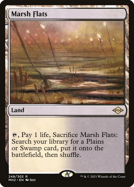 Marsh Flats, Magic card MH2 248 — Modern Horizons 2 set