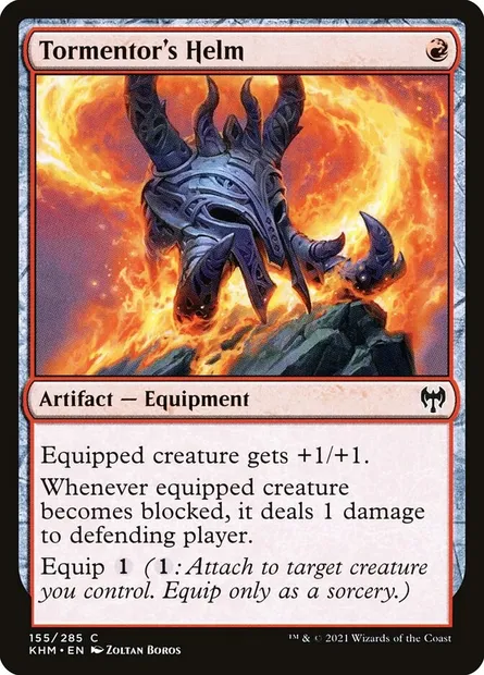 Tormentor's Helm, Magic card KHM 155 — Kaldheim set
