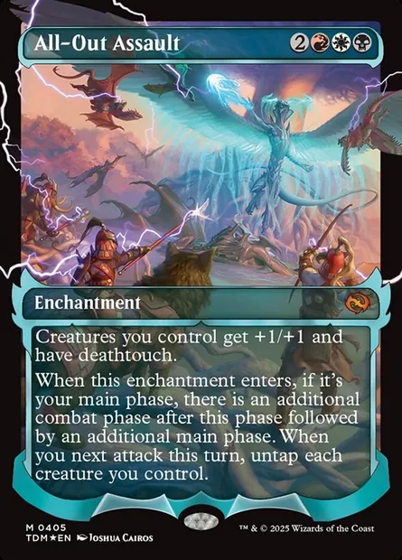 All-Out Assault, Magic card TDM 405 — Tarkir: Dragonstorm set