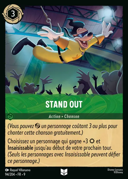 Stand Out, carte Disney Lorcana CH9-094 — extension Fabuleux