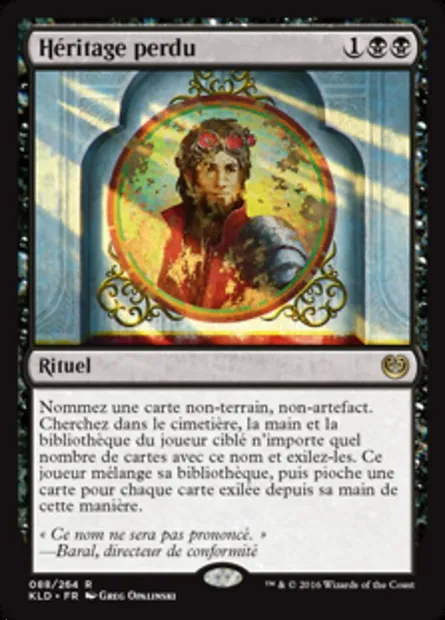 Héritage perdu, carte Magic KLD 88 — extension Kaladesh