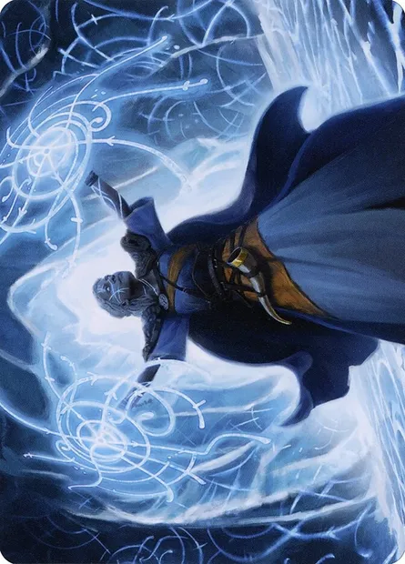 Frost Augur // Frost Augur, carte Magic AKHM 14 — extension Kaldheim Art Series