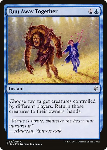 Run Away Together, Magic card ELD 62 — Throne of Eldraine set