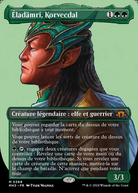 Éladämri, Korvecdal, carte Magic MH3 369 — extension Modern Horizons 3