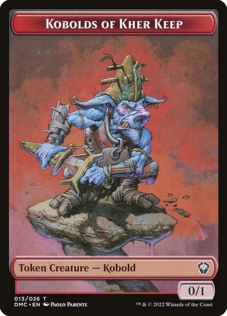 Kobolds of Kher Keep, carte Magic TDMU 13 — extension Dominaria United Tokens