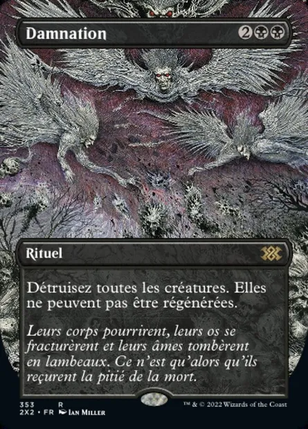 Damnation, carte Magic 2X2 353 — extension Double Masters 2022