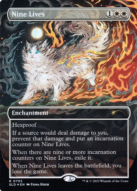 Nine Lives, Magic card SLD 793 — Secret Lair Drop set