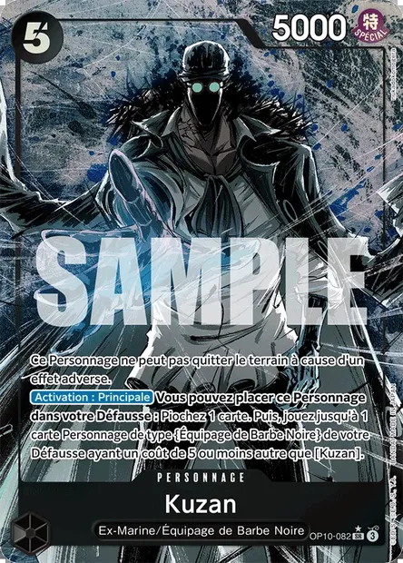 Kuzan, carte One Piece OP10-082 — extension SANG ROYAL