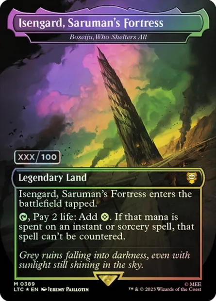 Boseiju, celui qui abrite Tout, carte Magic LTC 389z — extension Tales of Middle-earth Commander