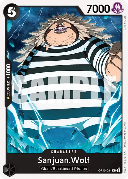 Sanjuan.Wolf, One Piece card OP10-084 — ROYAL BLOOD set