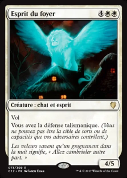 Esprit du foyer, carte Magic C17 73 — extension Commander 2017