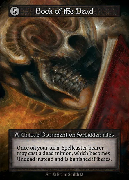 Book of the Dead, carte Sorcery GOT 311 — extension Gothic