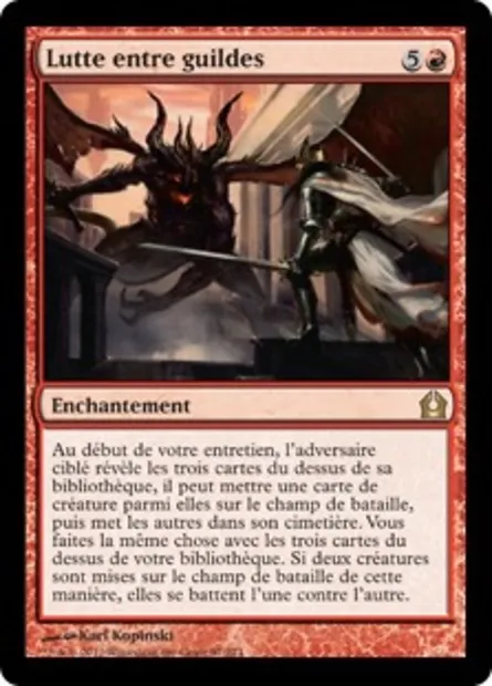Lutte entre guildes, carte Magic RTR 97 — extension Retour à Ravnica