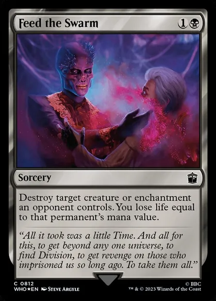 Feed the Swarm, Magic card WHO 812 — Doctor Who set