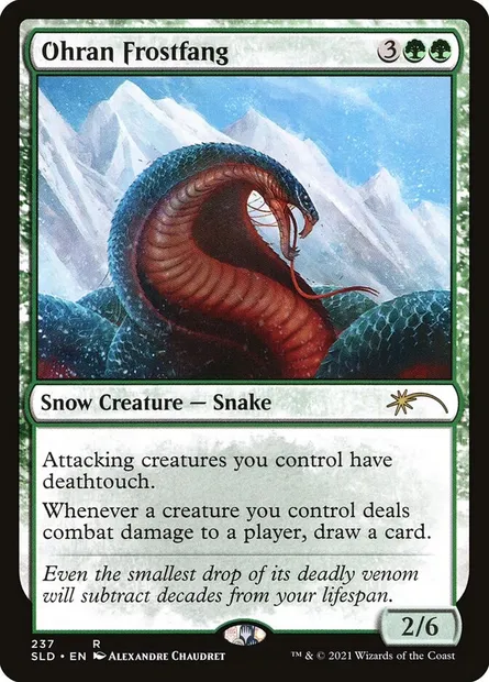 Ohran Frostfang, Magic card SLD 237 — Secret Lair Drop set