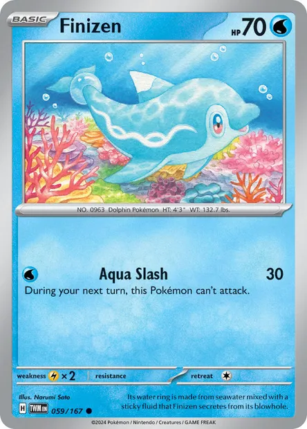 Finizen, Pokémon card TWM 059 — Twilight Masquerade set