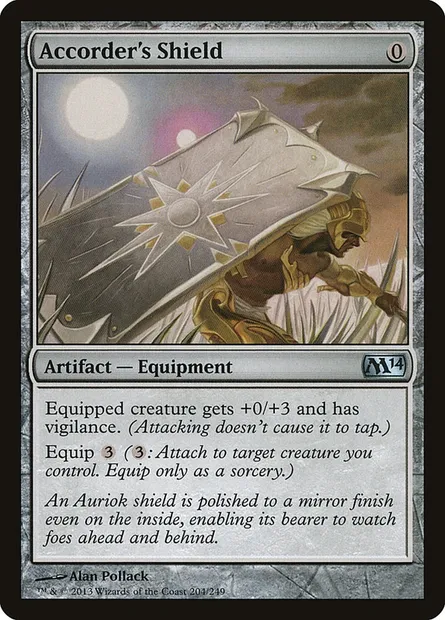 Accorder's Shield, Magic card M14 204 — Magic 2014 set