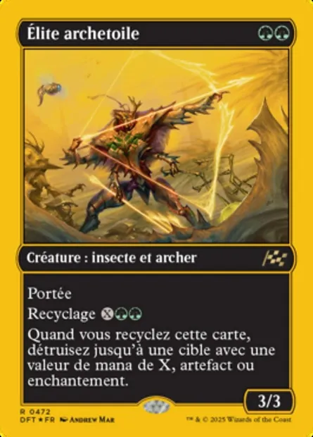 Élite archetoile, carte Magic DFT 472 — extension Aetherdrift
