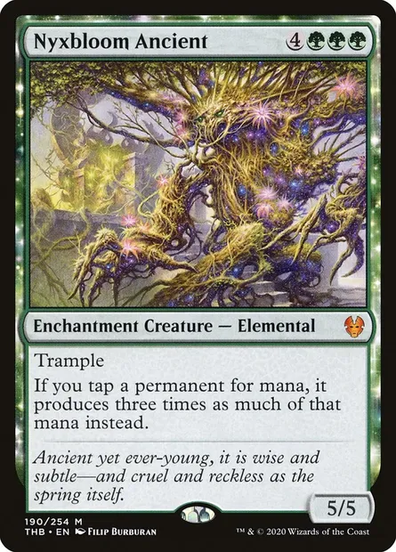 Nyxbloom Ancient, Magic card THB 190 — Theros Beyond Death set