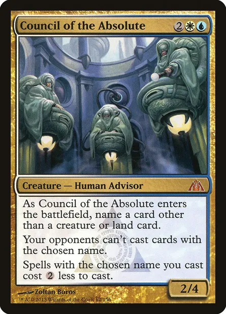 Council of the Absolute, Magic card DGM 62 — Dragon's Maze set