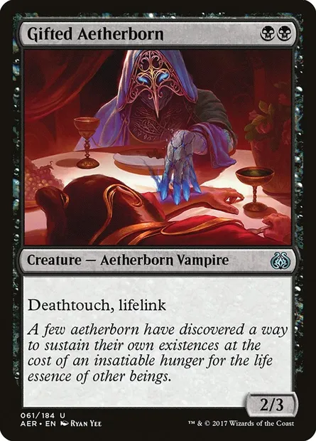 Gifted Aetherborn, Magic card AER 61 — Aether Revolt set