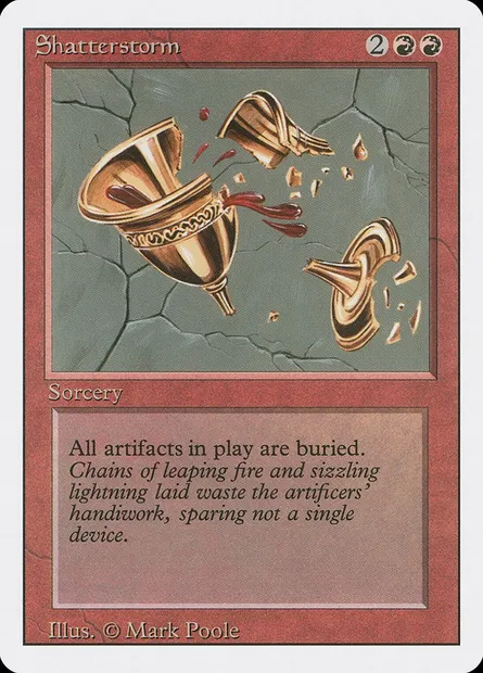 Shatterstorm, Magic card 3ED 176 — Revised Edition set